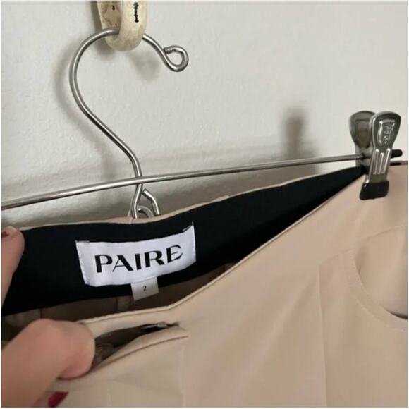 Paire Los Angeles Jackie Slim Boot Pants in Khaki - Picture 6 of 11